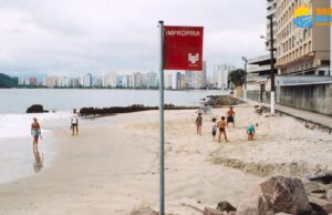 Veja as praias consideradas impróprias para banho no litoral SP