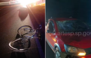 Ciclista morre após colidir com caminhonete em Peruíbe, litoral de SP.