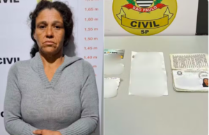 Mulher é presa tentando receber benefício de idosa em Praia Grande.