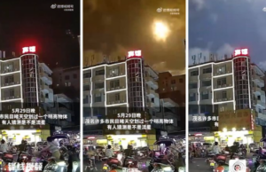 Meteoro ilumina o céu de Maoming, na China, e assusta moradores