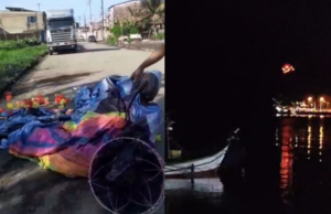Balões caem em Guarujá e Bertioga e assustam moradores