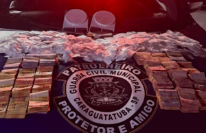 GCM prende foragido por tentativa de homicídio e apreende mil pinos de cocaína