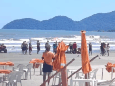 Turista do RS desaparece no mar e é achado morto no litoral de SP.