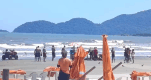 Turista do RS desaparece no mar e é achado morto no litoral de SP.