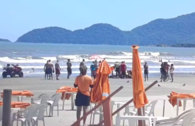 Turista do RS desaparece no mar e é achado morto no litoral de SP.